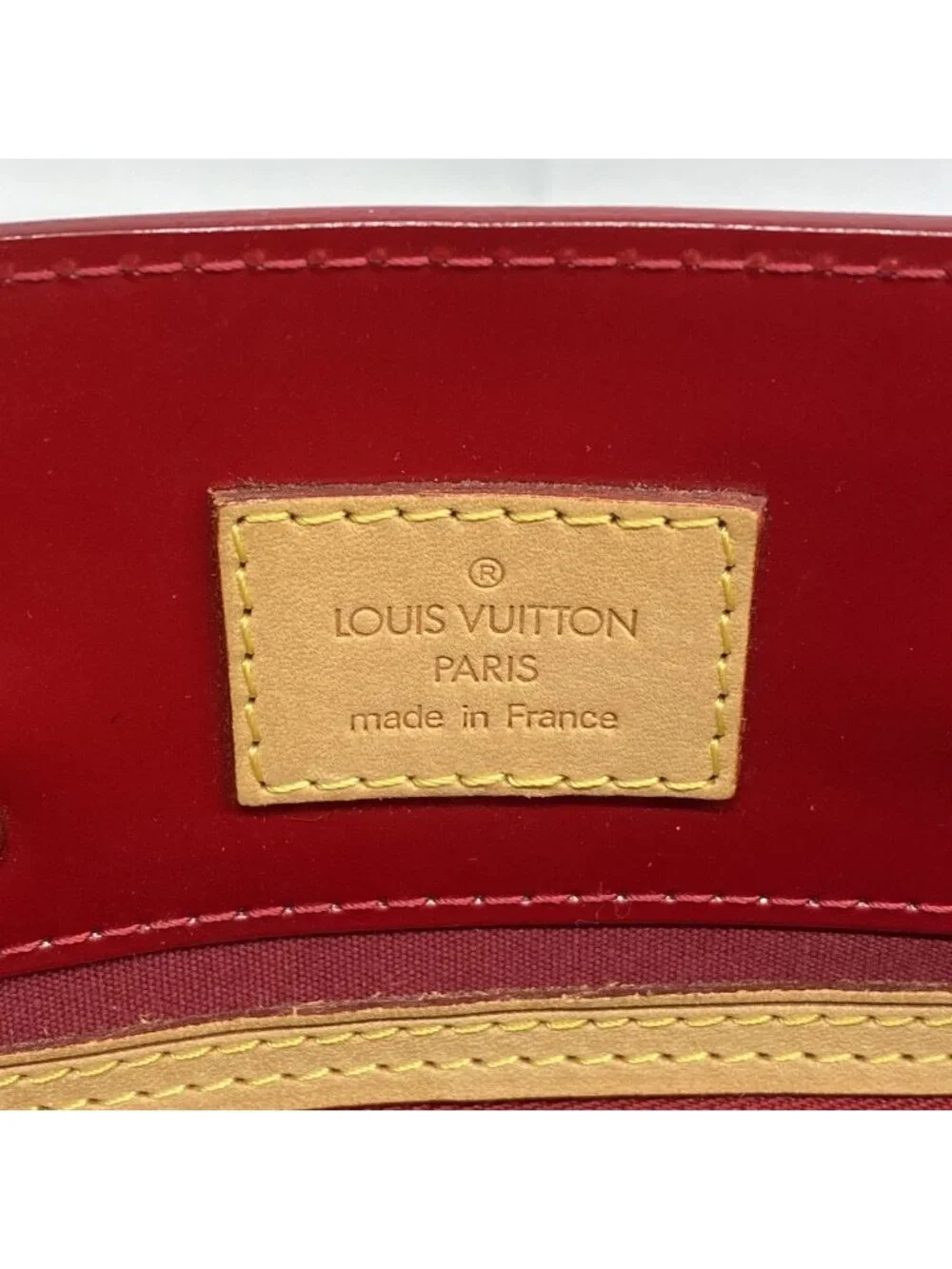 Louis Vuitton Vernis Reed PM Pomme D'amour Handbag